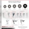Service Caster 6 Inch Phenolic Swivel 3/8 Inch Threaded Stem Caster with Total Lock Brake SCC SCC-TSTTL20S615-PHR-381615 - alternate 3